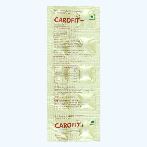 Carofit Plus 1 Strip