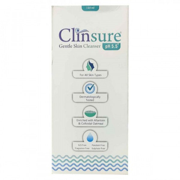 Clinsure Gentle Skin Cleanser, 125ml
