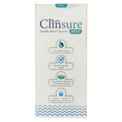 Clinsure Gentle Skin Cleanser, 125ml