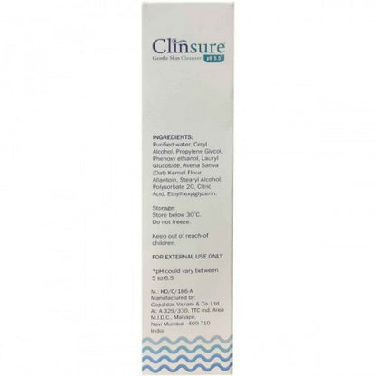 Clinsure Gentle Skin Cleanser, 125ml