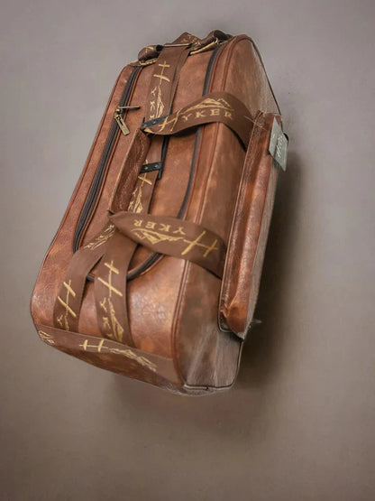 PREMIUM LEATHER FINISH TROLLEY BAG