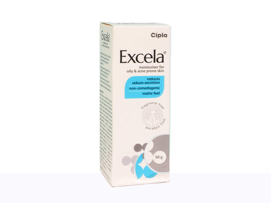Excela Moisturiser for Oily & Acne Prone Skin 50 Gm | Cipla