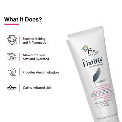 Fixderma Fixtitis Anti Rash Cream 75g