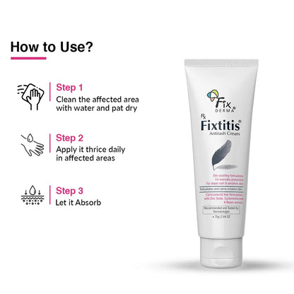 Fixderma Fixtitis Anti Rash Cream 75g