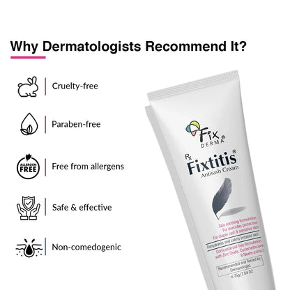 Fixderma Fixtitis Anti Rash Cream 75g