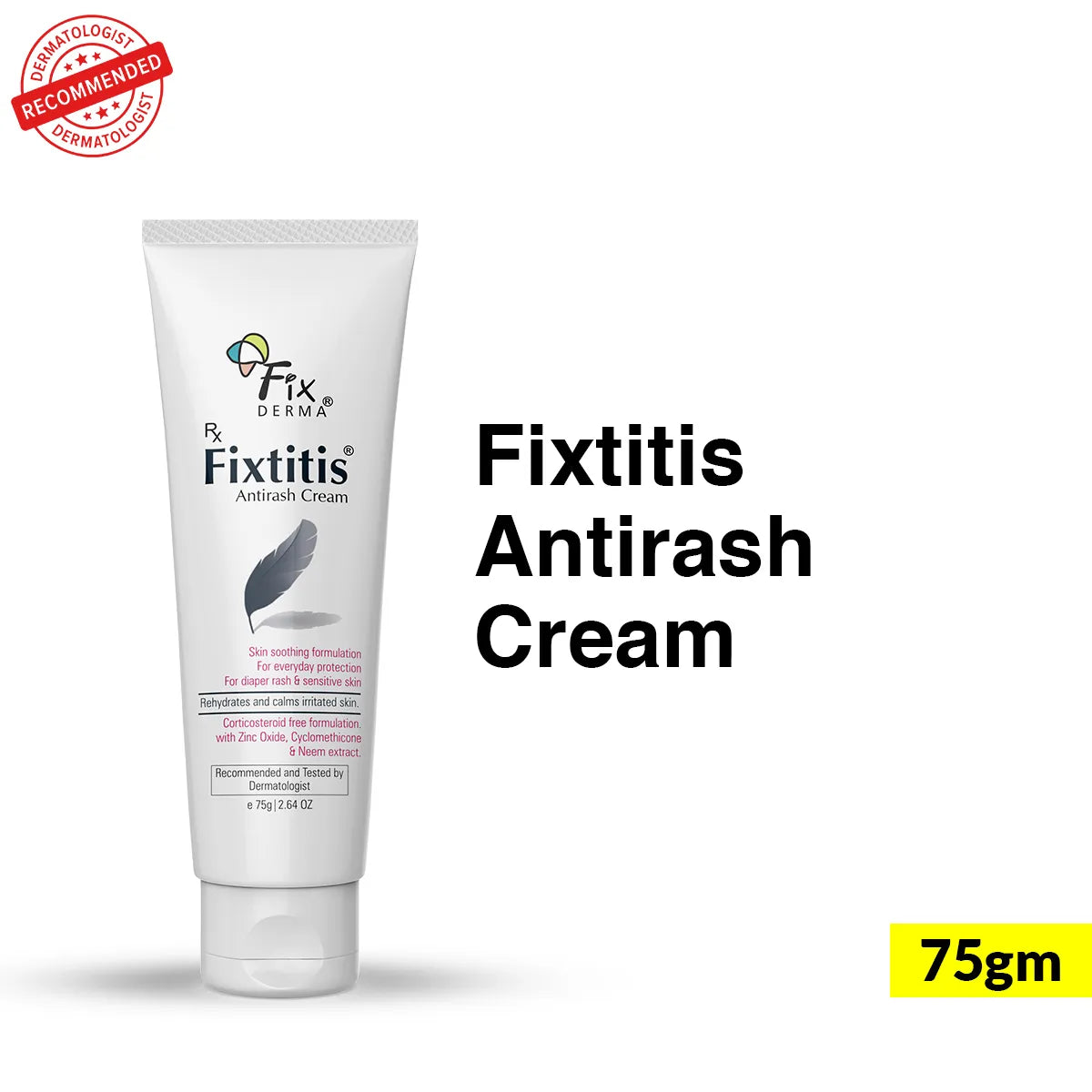 Fixderma Fixtitis Anti Rash Cream 75g