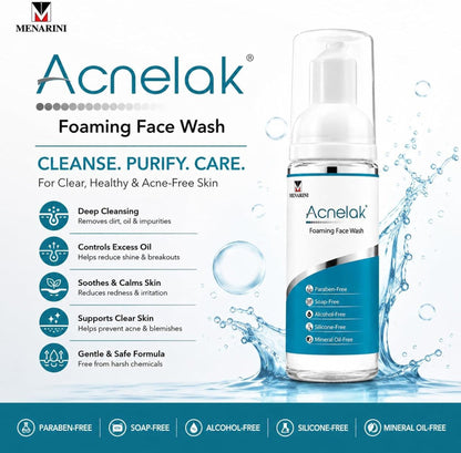 Acnelak foaming facewash 100ml