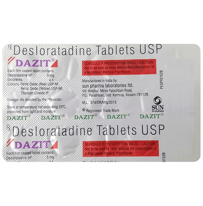 Dazit 5mg Tablet 1 strip