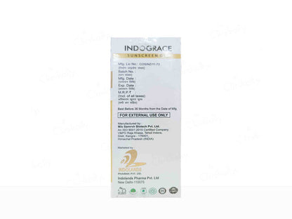 Indolands Indograce Sunscreen gel spf 50 60ml