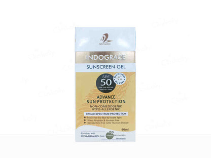 Indolands Indograce Sunscreen gel spf 50 60ml