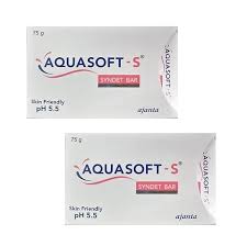 Aquasoft S syndet bar 75g pack of 2