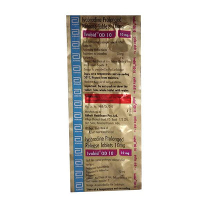 Ivabid OD 10mg Sale 10 Tablet