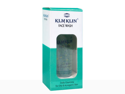 klm klin aha face wash for acne
