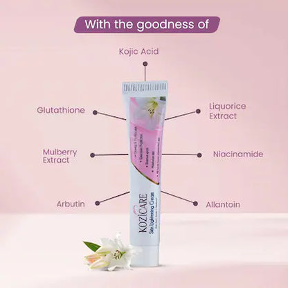 Kozicare skin lightening cream 15g pack of 2
