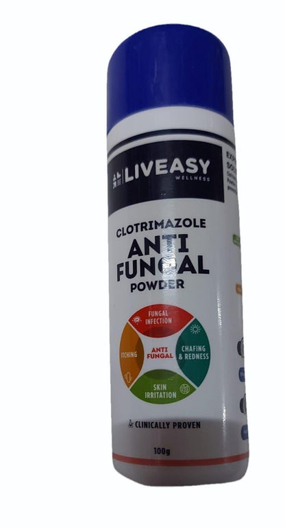 liveasy clotriamozole anti fungal powder 100 g