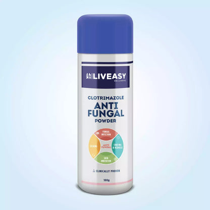 liveasy clotriamozole anti fungal powder 100 g