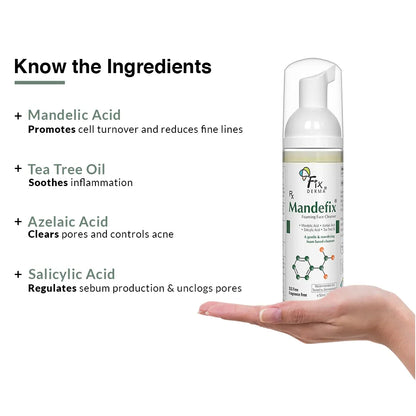Fixderma Mandefix Foaming Face Cleanser 50ml