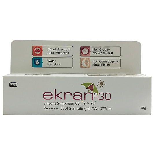 Ekran 30 Silicon Sunscreen Gel 30G