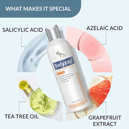 Salyzap Body Wash for Body Acne | Salicylic Acid Body Wash, 2% Salicylic acid, 1% Azelaic acid, 0.1% Tea tree oil