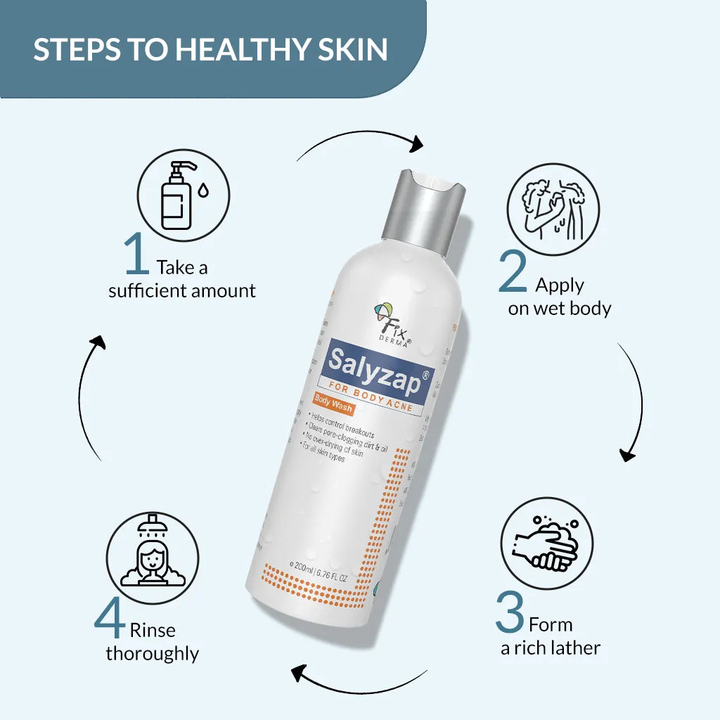 Salyzap for body acne body wash 200ml