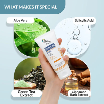 Fixderma Salyzap daily face cleanser for acne 60g