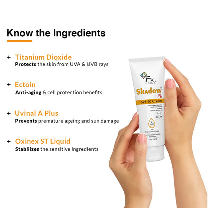 Fixderma Shadow Rx SPF 50 Cream 75g