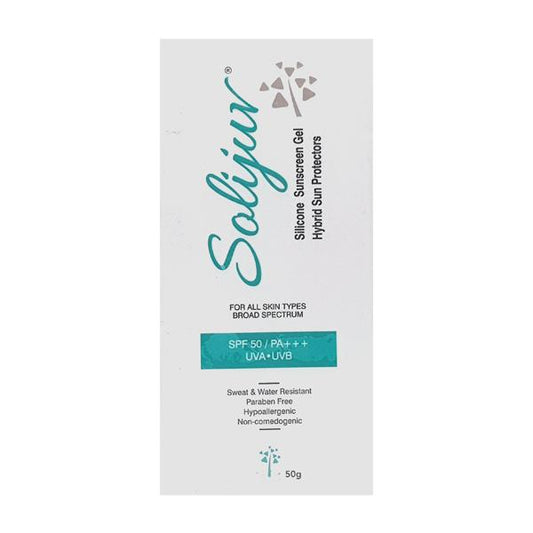 SOLIJUV SPF 50 PA+++ UVA UVB SILICONE Sunscreen Gel 50gm
