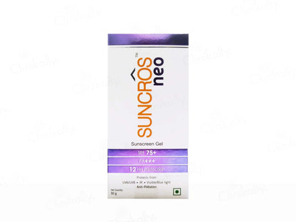 Sun Pharma Suncros Neo Sunscreen Gel SPF 75+ PA+++ 50g