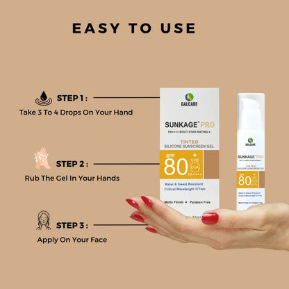 Sunkage Pro Tinted SPF80 Sunscreen 50ml