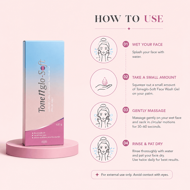 ToneNGlo Soft Face Wash Gel 100g