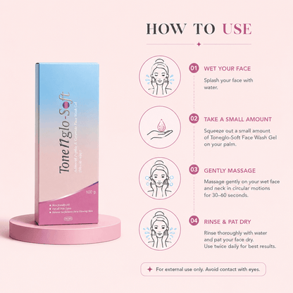 ToneNGlo Soft Face Wash Gel 100g