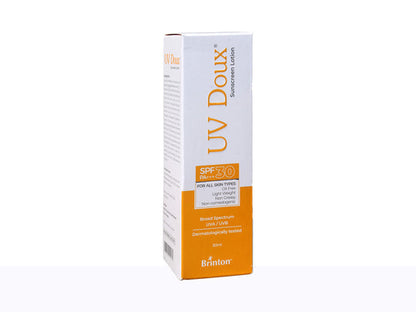 UV doux sunscreen lotion SPF 30 PA+++, 50 ml | brinton