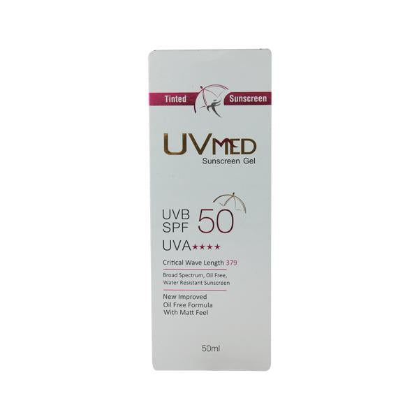 UVmed sunscreen gel 50ml