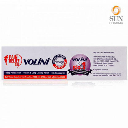 Volini Pain Relief Gel, 10gm